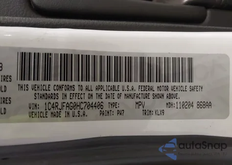 2017 Jeep Grand Cherokee Altitude 4X4 from USA, damaged, VIN 1C4RJFAG0HC704406